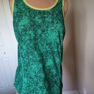 Nike Green and Black Dri-FIT Tank Size M
